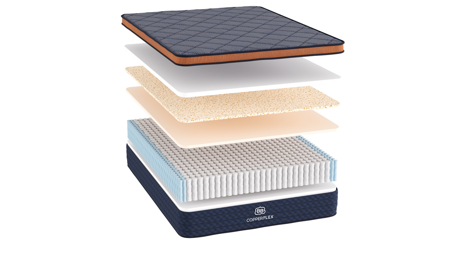 Brooklyn Bedding Copper Flex 12" Hybrid